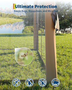 GarveeLife sturdy frame supports wind resistance and long-term use