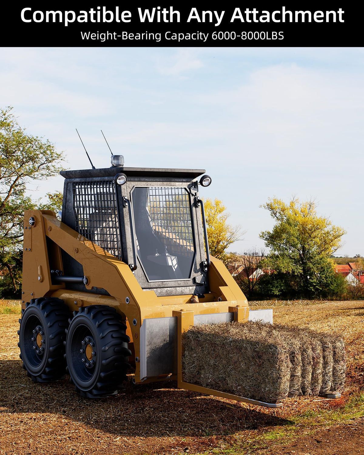 GarveeLife attachment plate offers broad compatibility with many loaders and vehicles