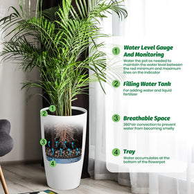 GarveeLife autowatering system keeps plant roots hydrated with minimal effort.
