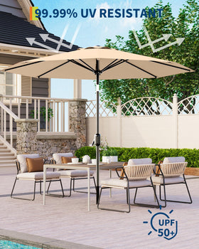 GarveeLife fade-resistant fabric stays vibrant with UV protection through seasons.