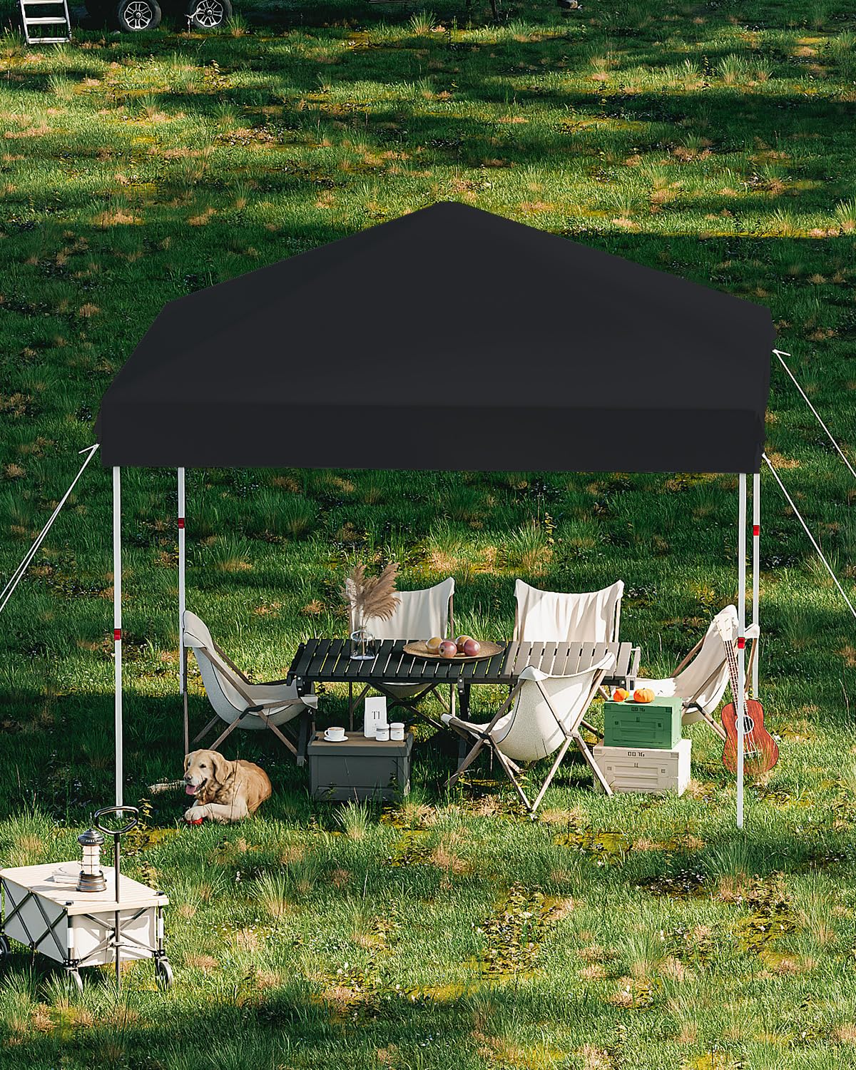 GarveeLife four weight bags help stabilize the shelter against wind