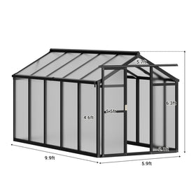 GarveeLife lockable door provides secure daily garden access