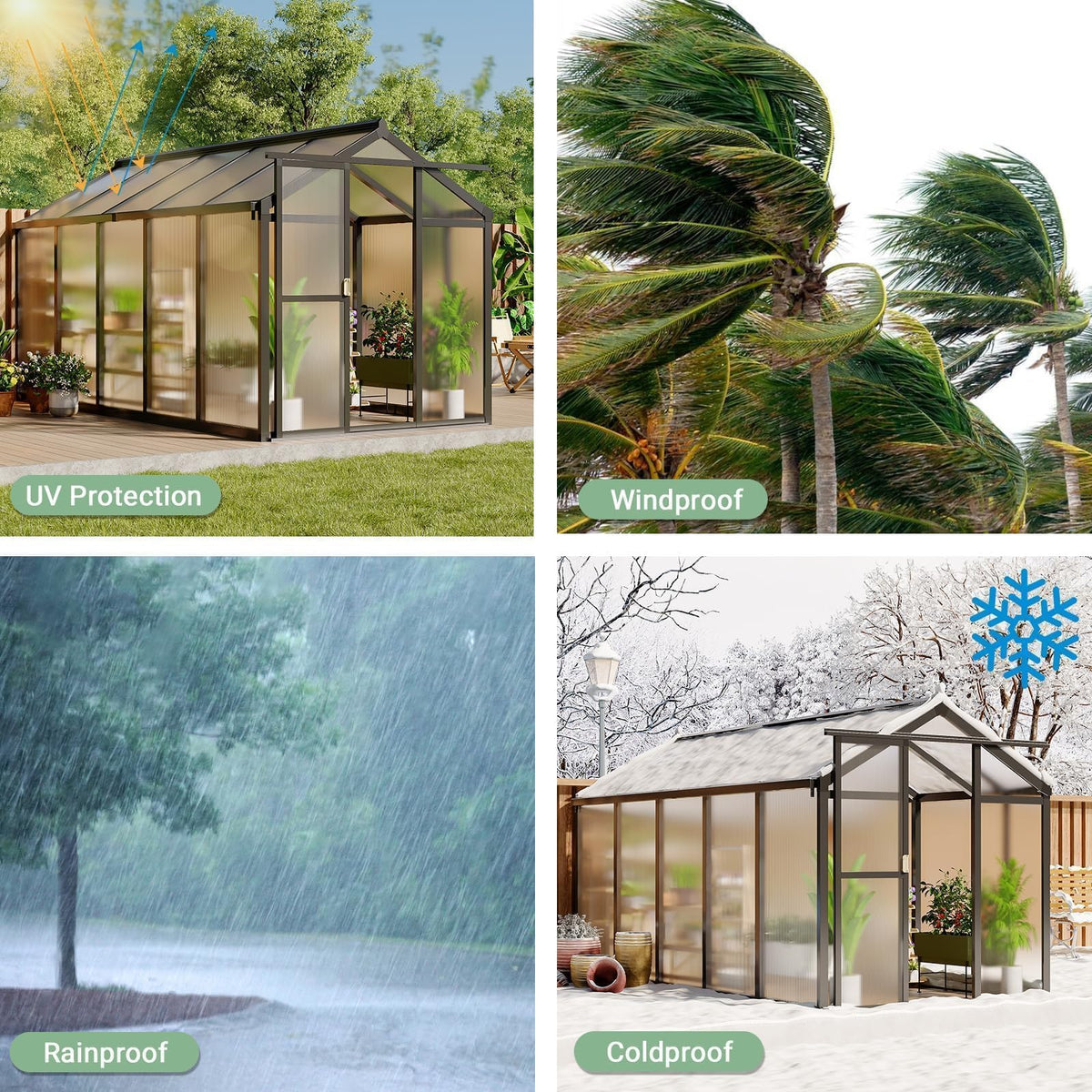 GarveeLife polycarbonate panels deliver bright light while blocking UV