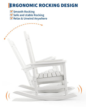 GarveeLife all-weather HDPE furniture resists moisture and fading for year-round use