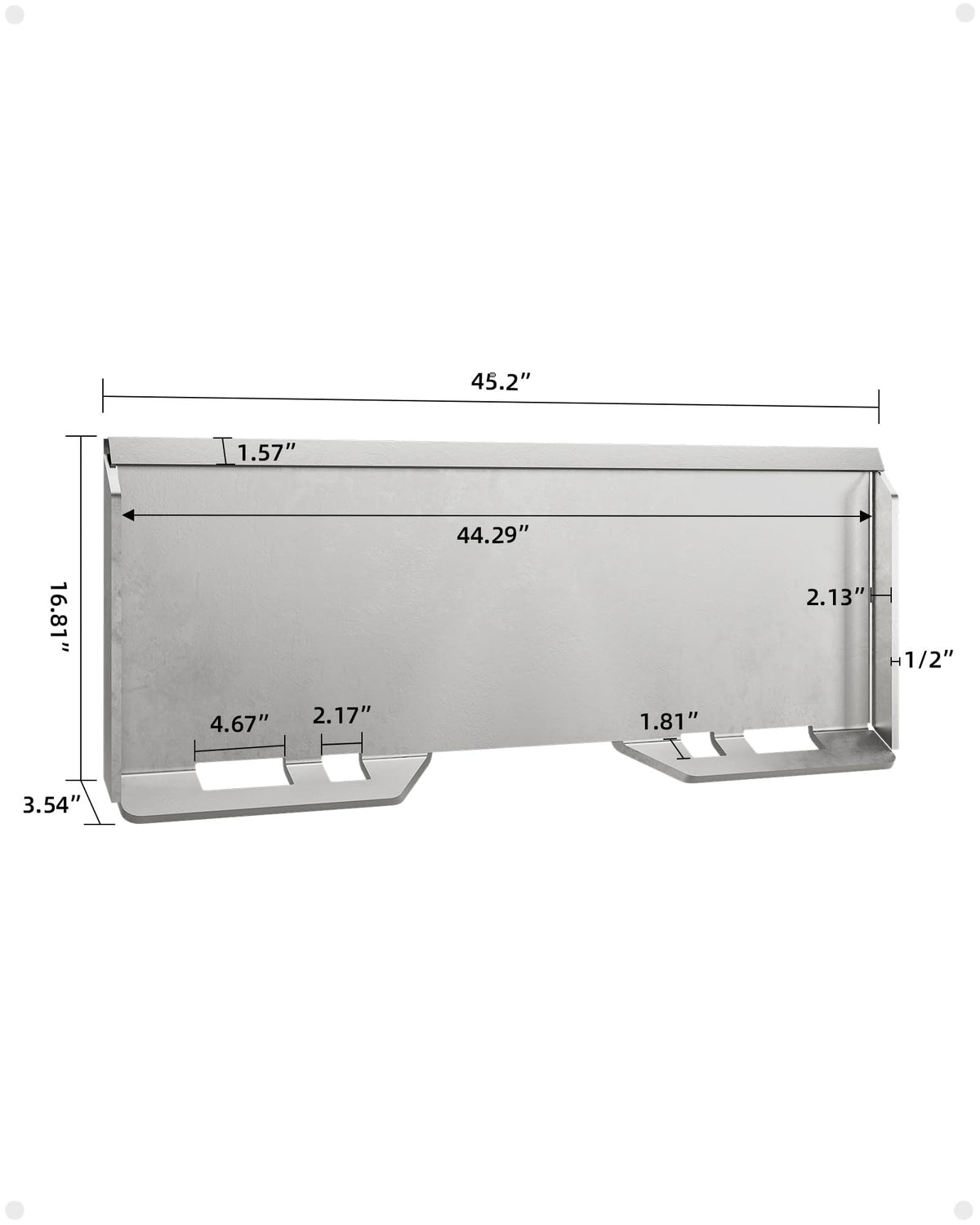 GarveeLife multi-attachment-capable plate unlocks snow plows and debris tools