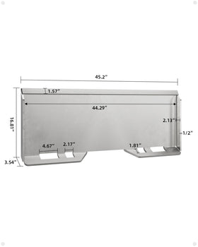 GarveeLife multi-attachment-capable plate unlocks snow plows and debris tools