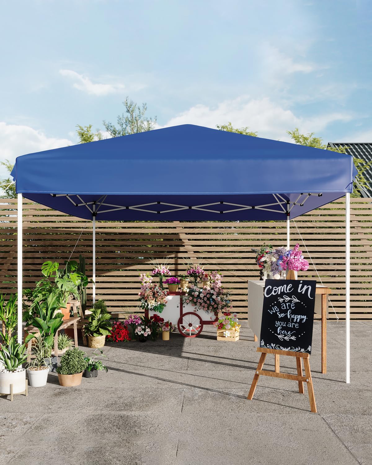 GarveeLife canopy in use at camping or outdoor party settings.