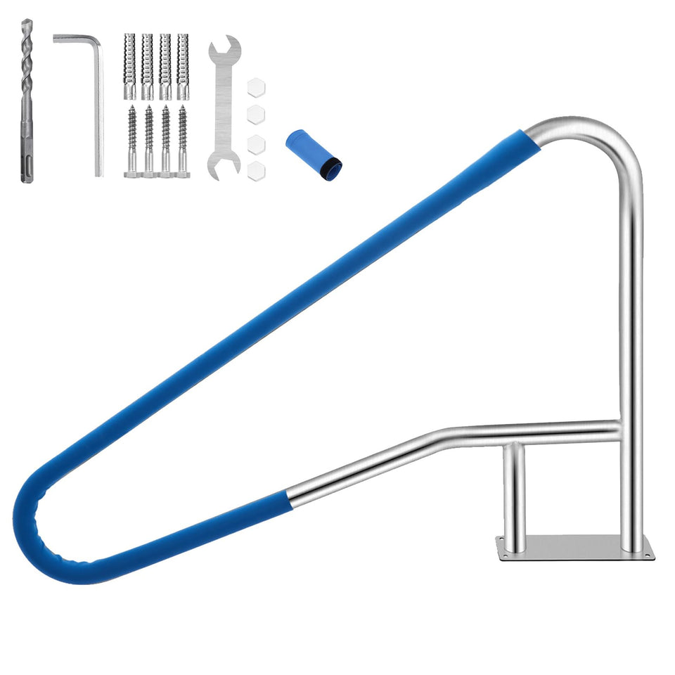 GarveeLife pool handrail 55x32 inches for secure inground pool entry and exit