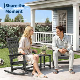 GarveeLife set of two chairs with side table included.