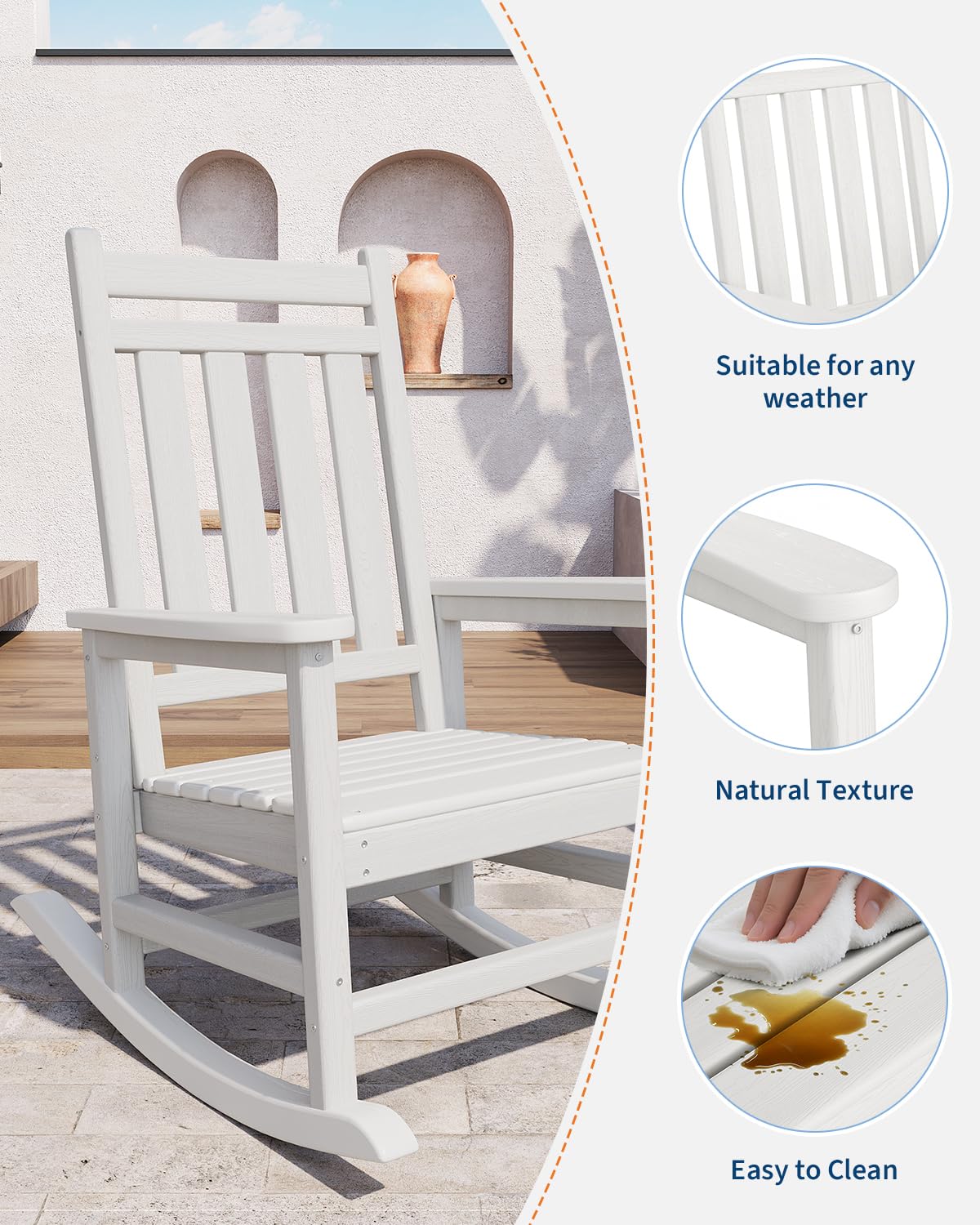 GarveeLife side table two-tier complements the chairs for drinks and decor