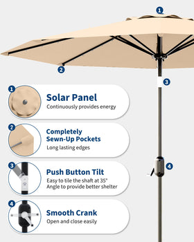 GarveeLife solar LED lights illuminate evenings without cords.