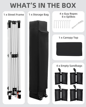 GarveeLife storage wheel-bag simplifies packing and rolling after events