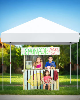 GarveeLife 10x10 canopy suits camping, picnics, and events.