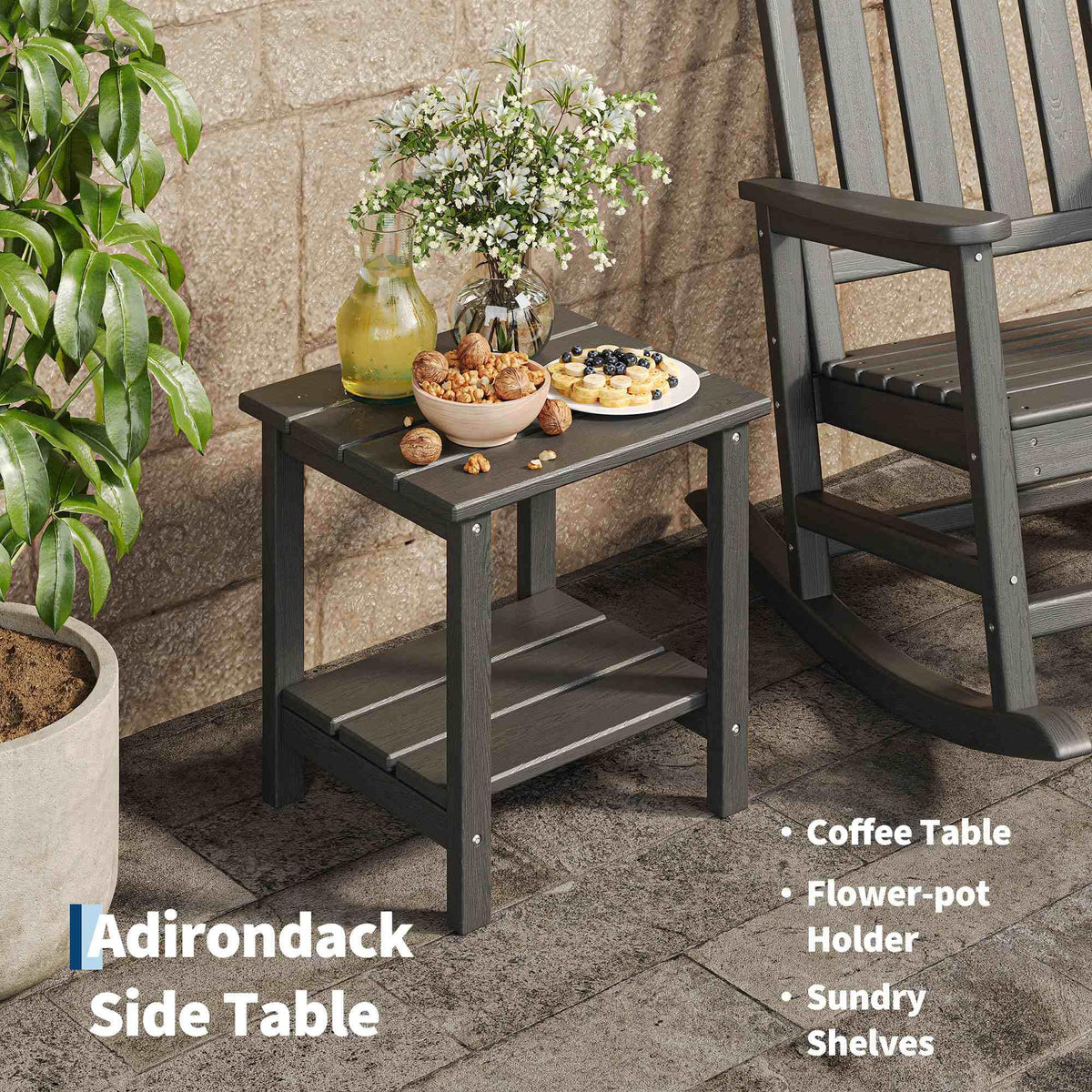GarveeLife wide backrest and ergonomic seat provide supported lounging.