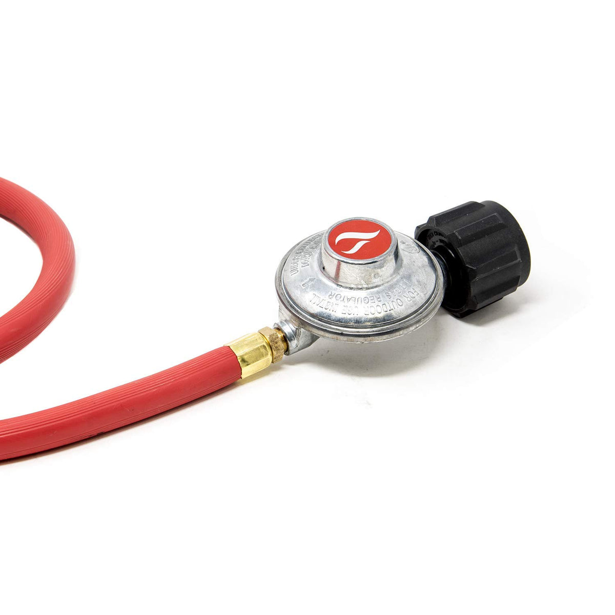 Gas One 2102 5/8 UNF connector enables universal compatibility with propane devices.