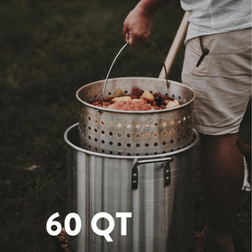 Gas One complete seafood boil kit provides an all-in-one cooking setup