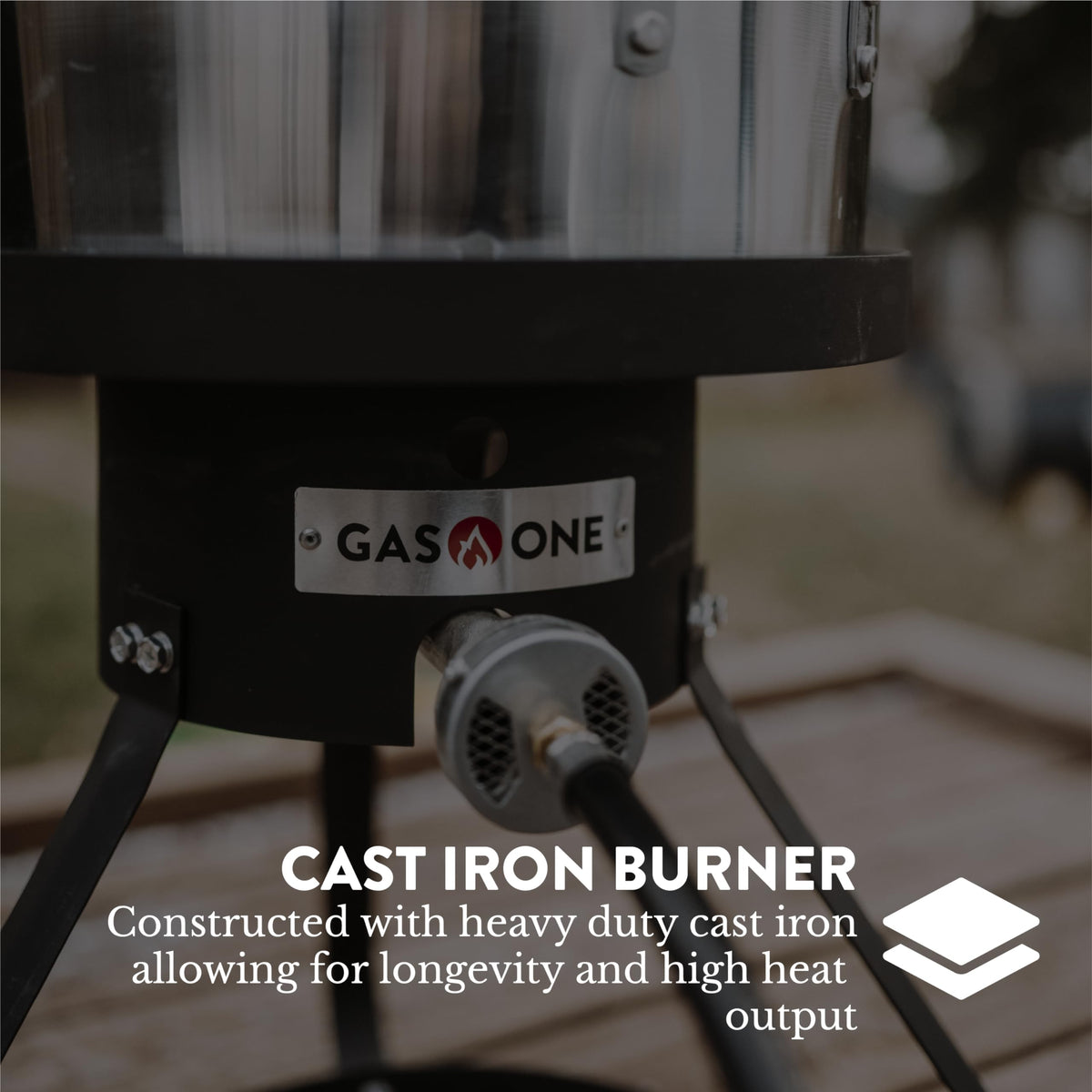 Gas One high-grade strainer basket for safe, efficient frying