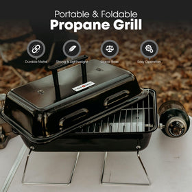 Gas One GPT-25 built-in handle aids easy carrying during transport.