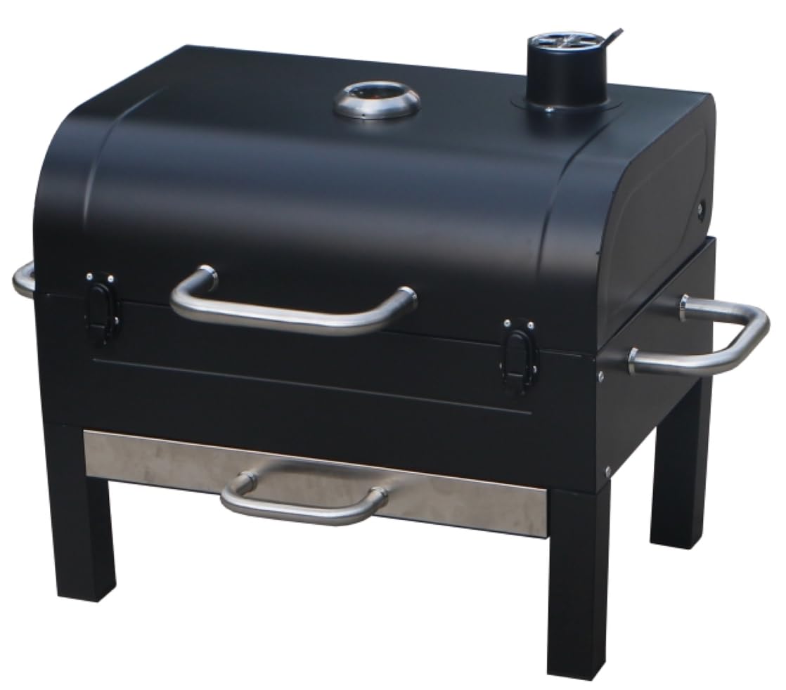 Gas One portable tabletop grill 18-inch for easy backyard grilling on the go.