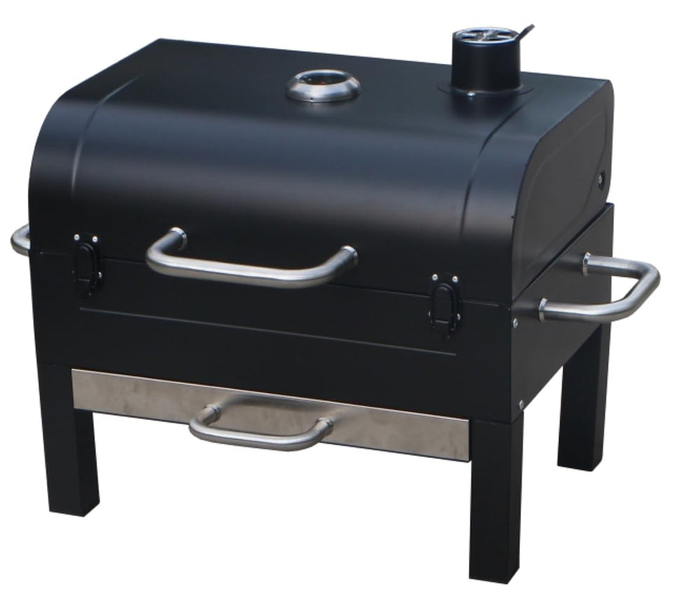Gas One portable tabletop grill 18-inch for easy backyard grilling on the go.