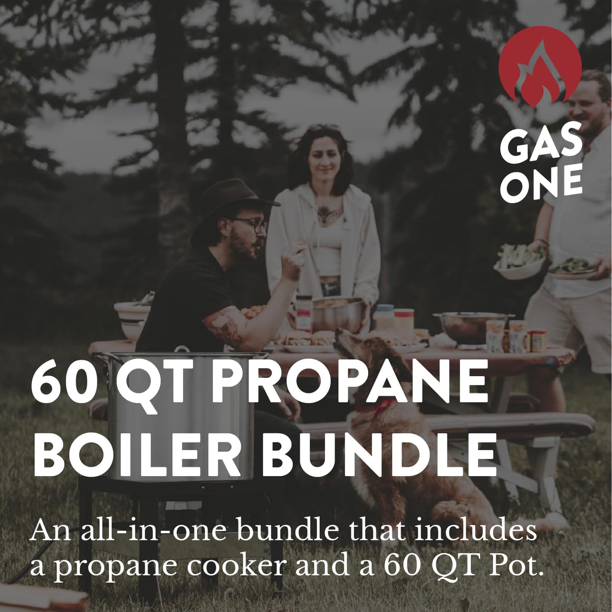 Gas One regulator ensures safe, consistent pressure during cooking
