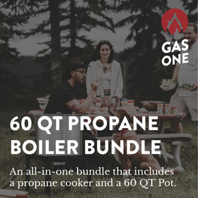 Gas One regulator ensures safe, consistent pressure during cooking