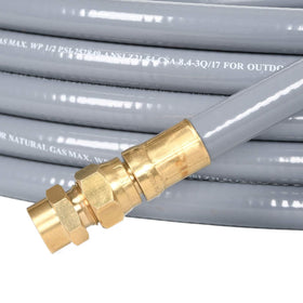 GasSaf CSA certified hose kit for outdoor gas setups.