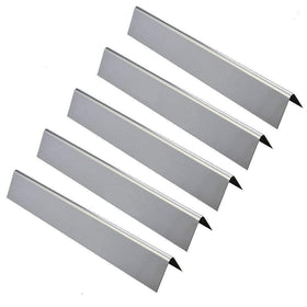 GasSaf flavorizer bars set of 5 for Weber Genesis 300 series, durable stainless steel.