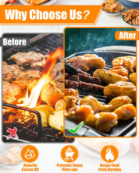 GasSaf long-lasting ceramic blocks withstand high grill temperatures for repeated use.
