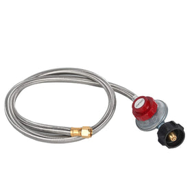GasSaf stainless steel braided hose offers durable high-pressure propane delivery