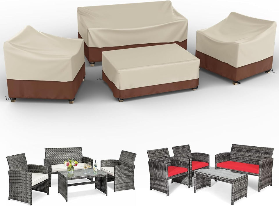 Gasadar armchair cover protects outdoor seating with weatherproof design.
