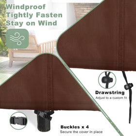 Gasadar coffee table cover keeps the surface clean and dry.