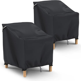 Gasadar patio chair cover 2-pack protects outdoor chairs from rain and sun