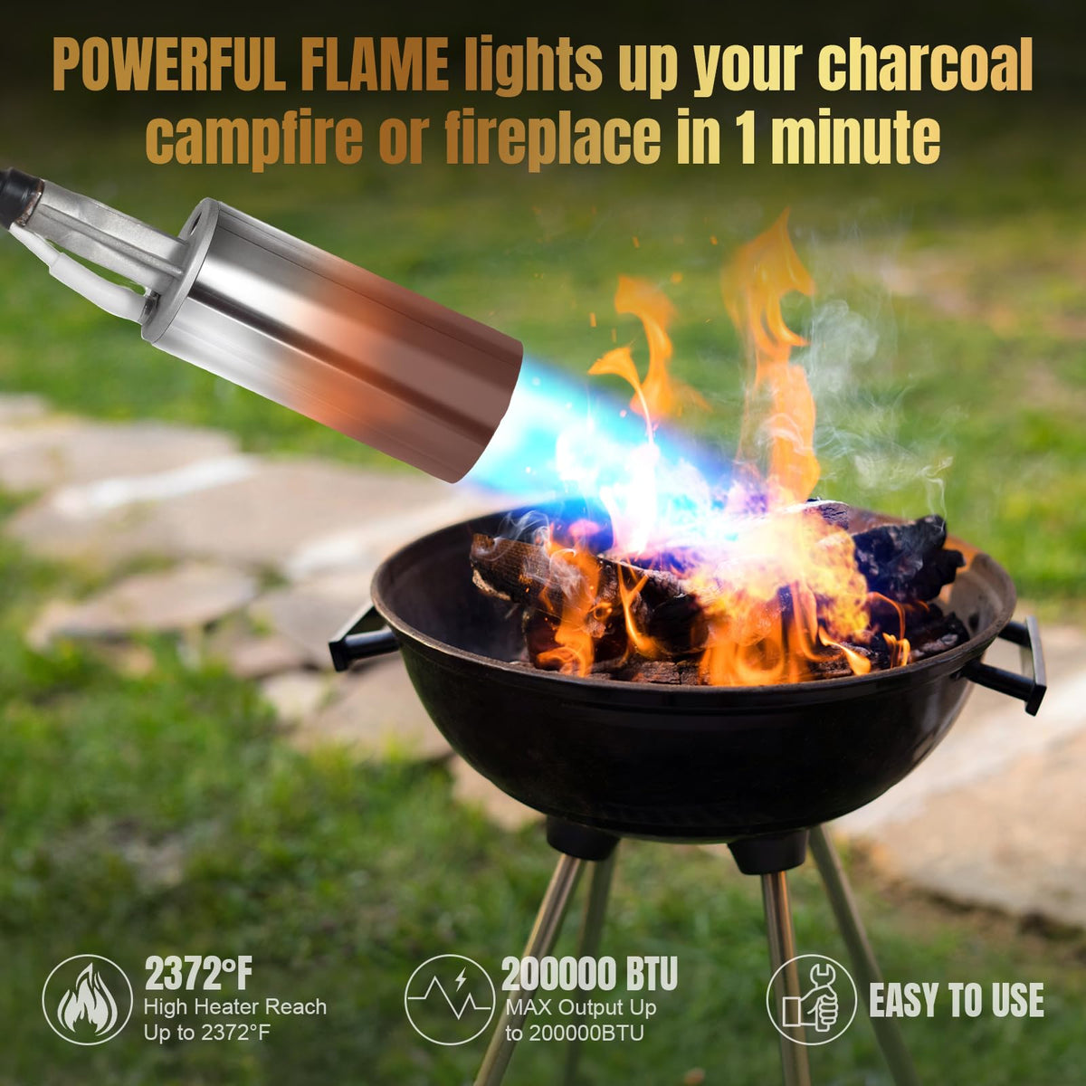 GasBRUH igniter (piezo) for quick, reliable ignition