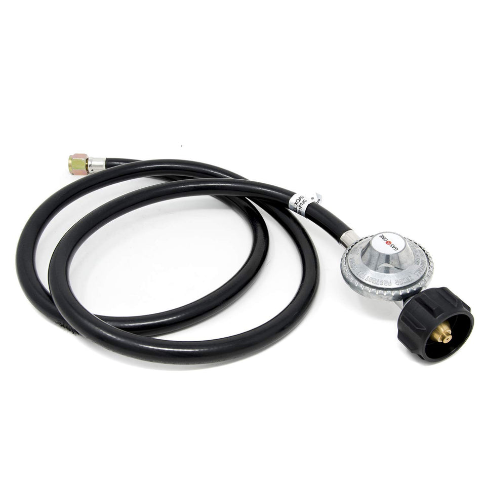 Gas One 5ft propane regulator hose assembly for versatile grills and fire pits