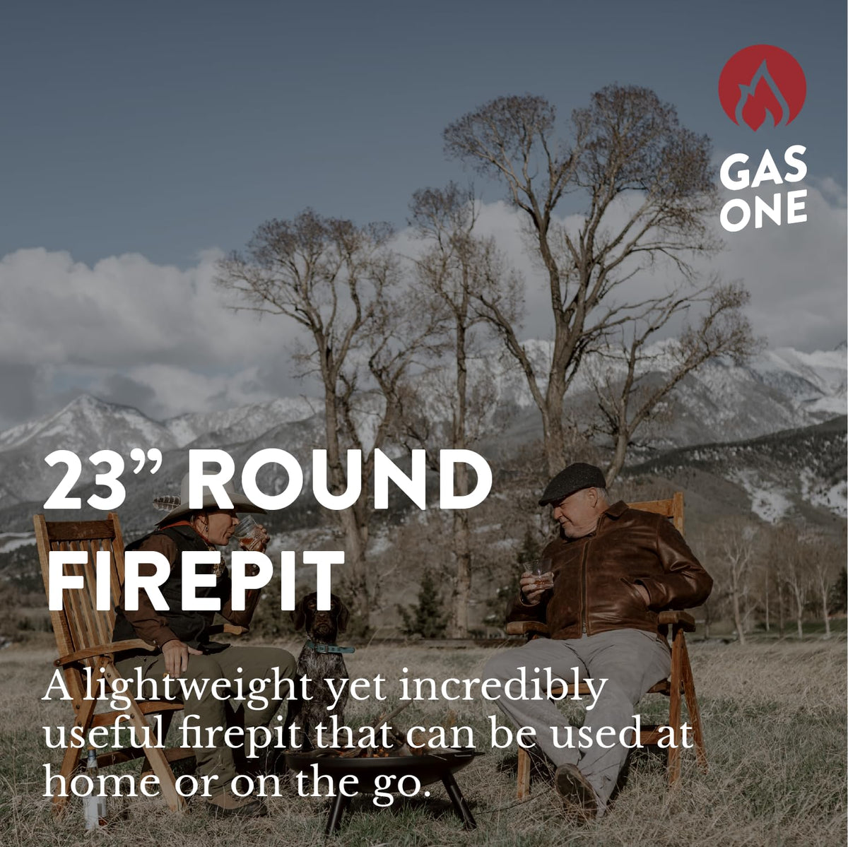 Gas One alloy steel durable construction highlights long-lasting outdoor use.