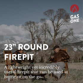 Gas One alloy steel durable construction highlights long-lasting outdoor use.