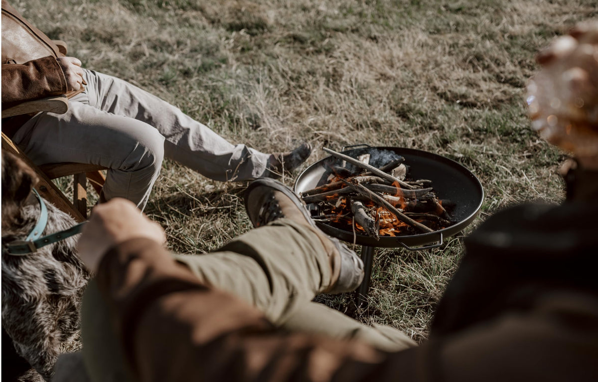 Gas One fire pit features optimized airflow for steady, efficient burning.