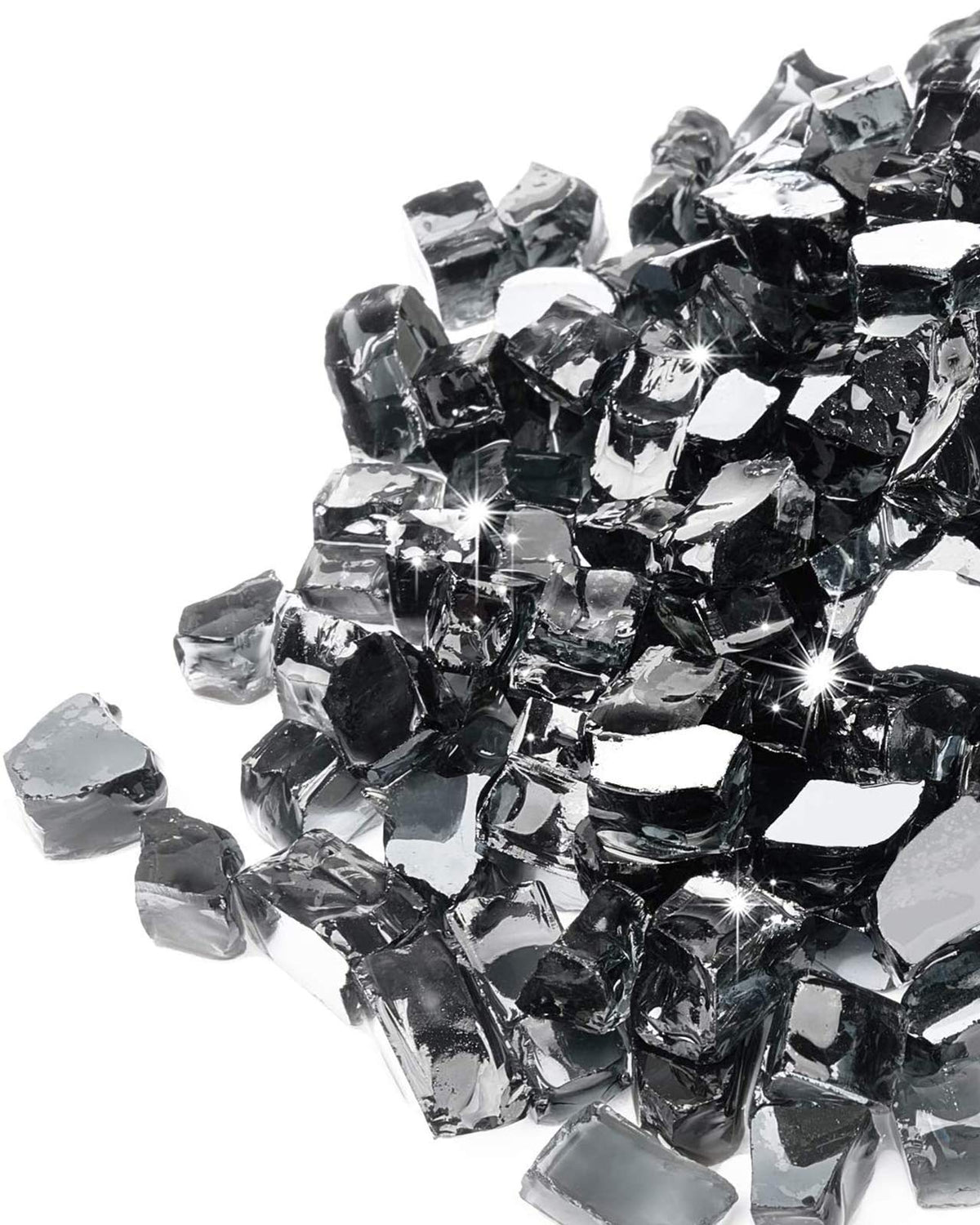 GASPRO 10 lbs fire glass for fire pit adds color and sparkle to outdoor gatherings.