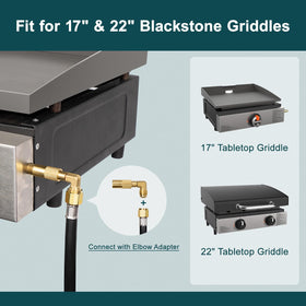 GASPRO quick-connect hose compatible with Blackstone griddles and accessories
