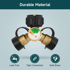 GASPRO compatible with 5-20 lb tanks for flexible fueling options.