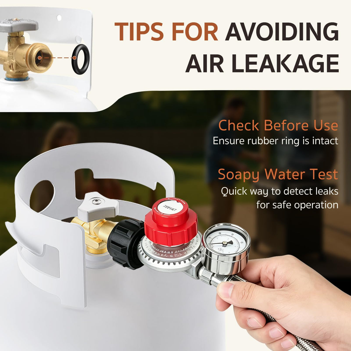 GasPro durable hose protecting against chewing and wear in outdoor use.