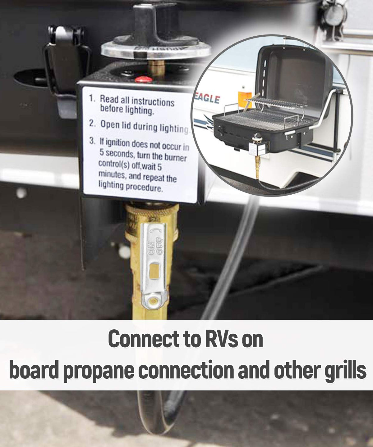 GASPRO full-flow plug quick-connect for efficient propane transfer