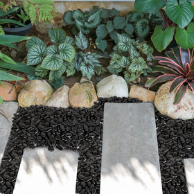GASPRO outdoor stones for pathways and borders, enhancing visual appeal and durability.