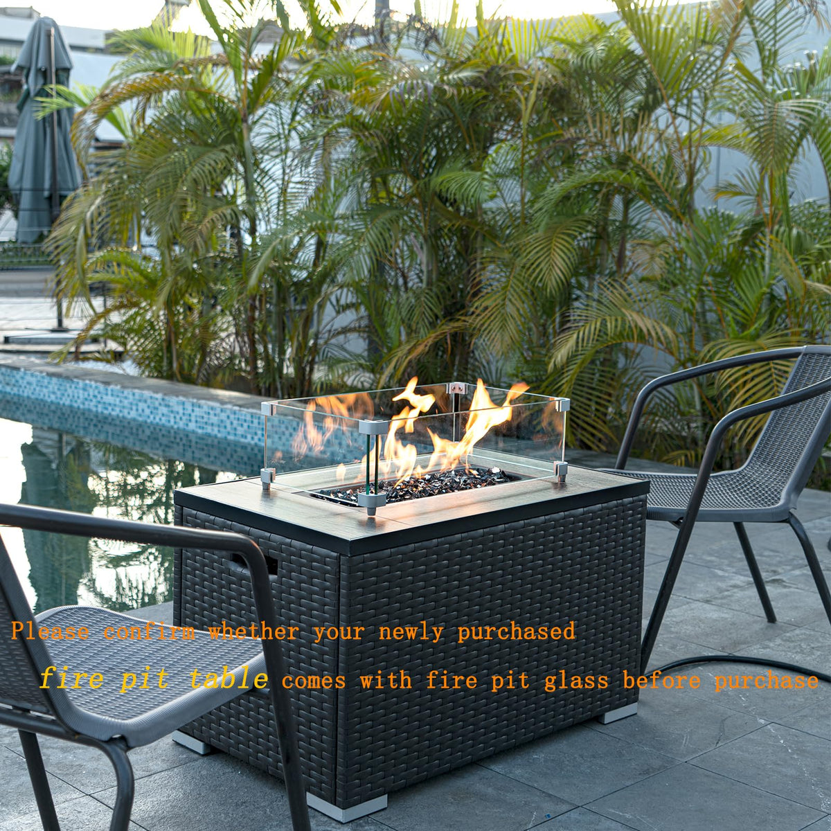 GASPRO fire pit glass is designed to burn clean with minimal soot and ash.