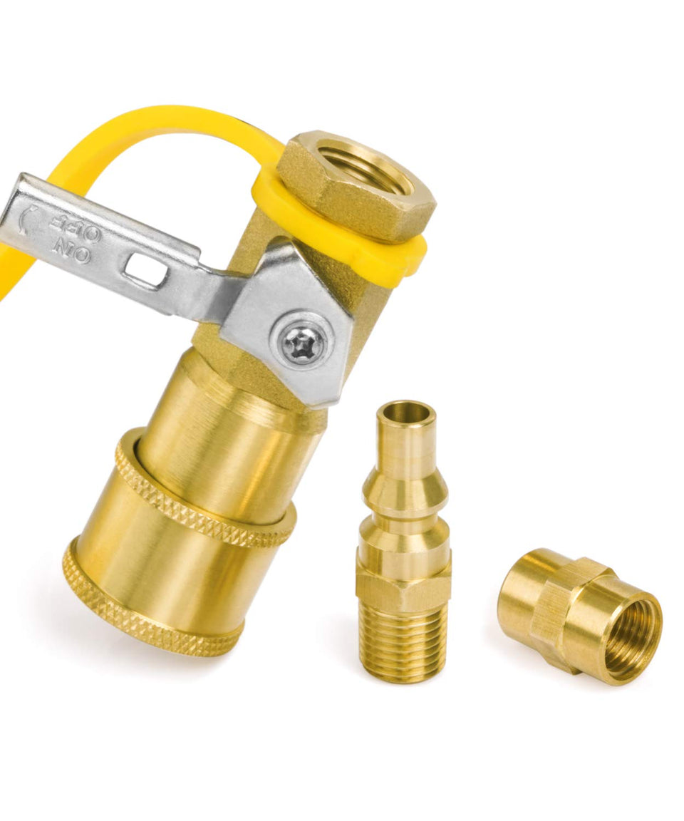 GASPRO propane quick-connect kit assembly for easy RV and camping hookups