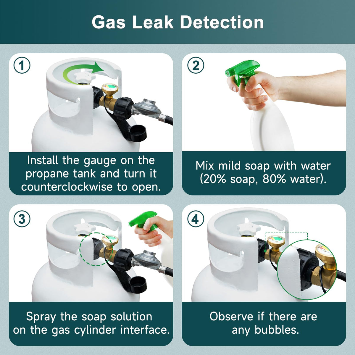 GASPRO durable materials resist temperature changes for safer outdoor use