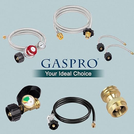 GASPRO RV and camping propane setup showing fast, secure connections