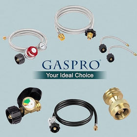 GASPRO RV and camping propane setup showing fast, secure connections