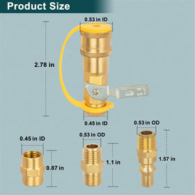 GasPro shut-off valve feature enables safe propane flow control